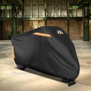 black motorbike cover