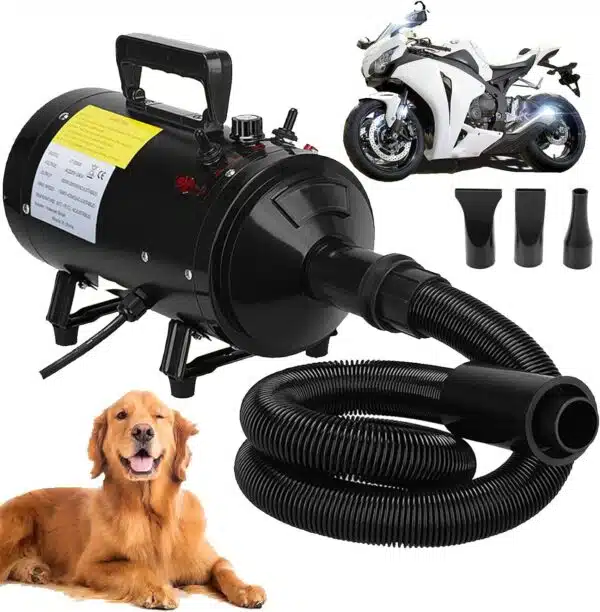 pet hair motorbike blower