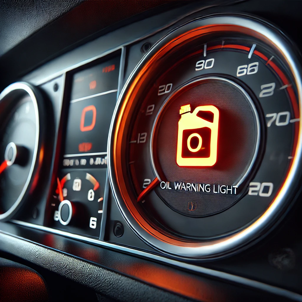 Car oil warning light