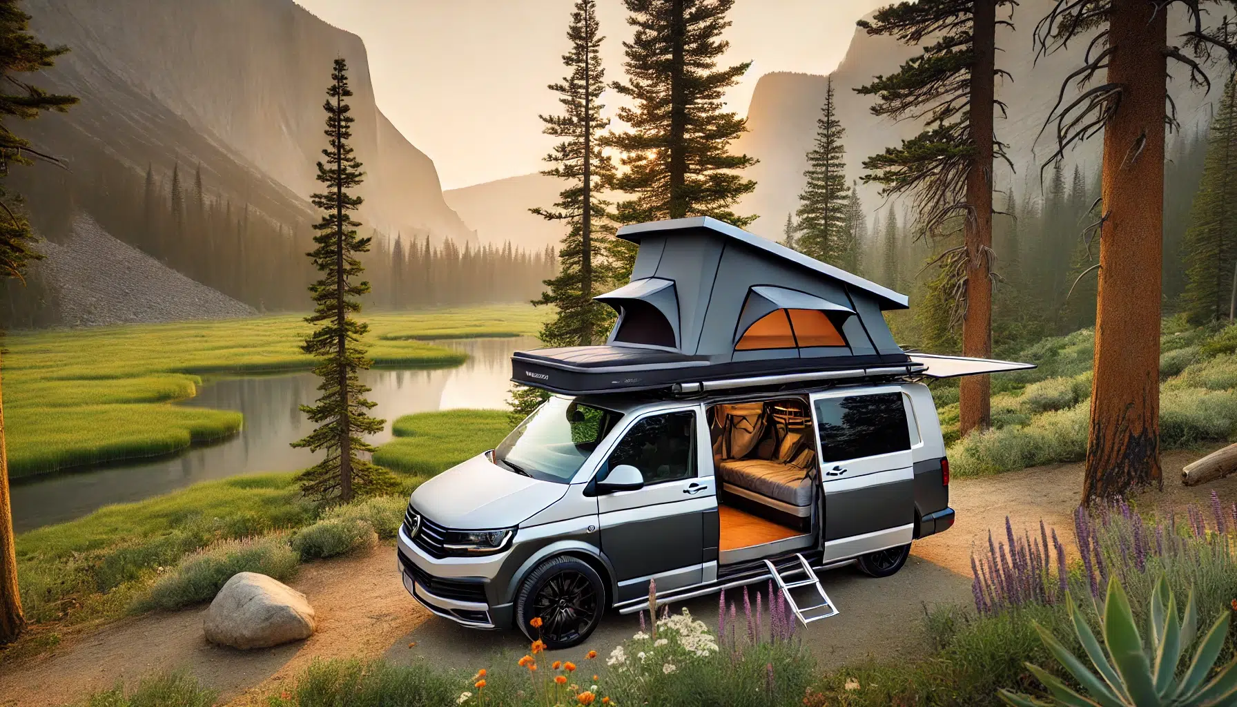 Van roof tent