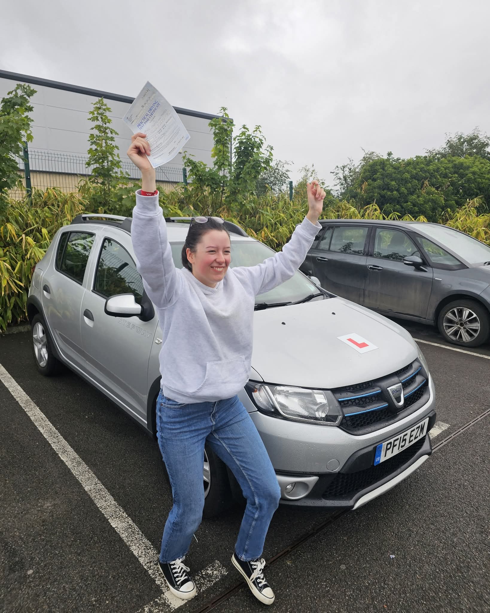 DVSA ADI test data report, 87.5% pass rate