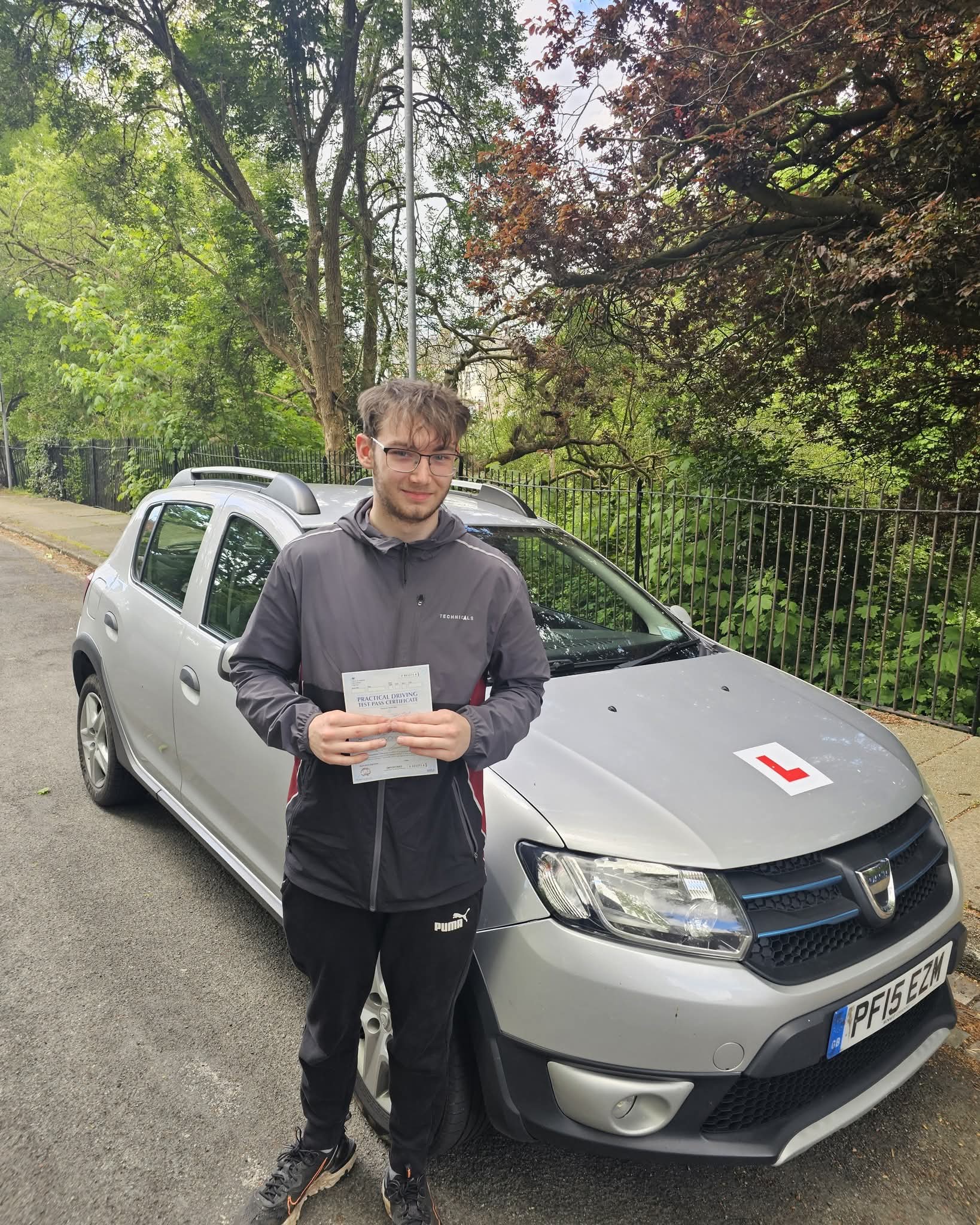 Learner who passed their driving test in Darlington