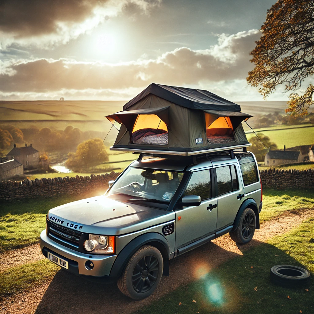 Roof tent landrover